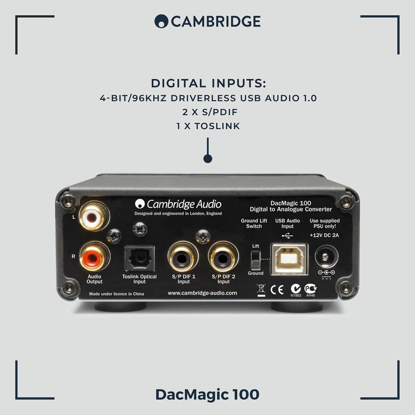 Cambridge Audio Dacmagic 100 Black