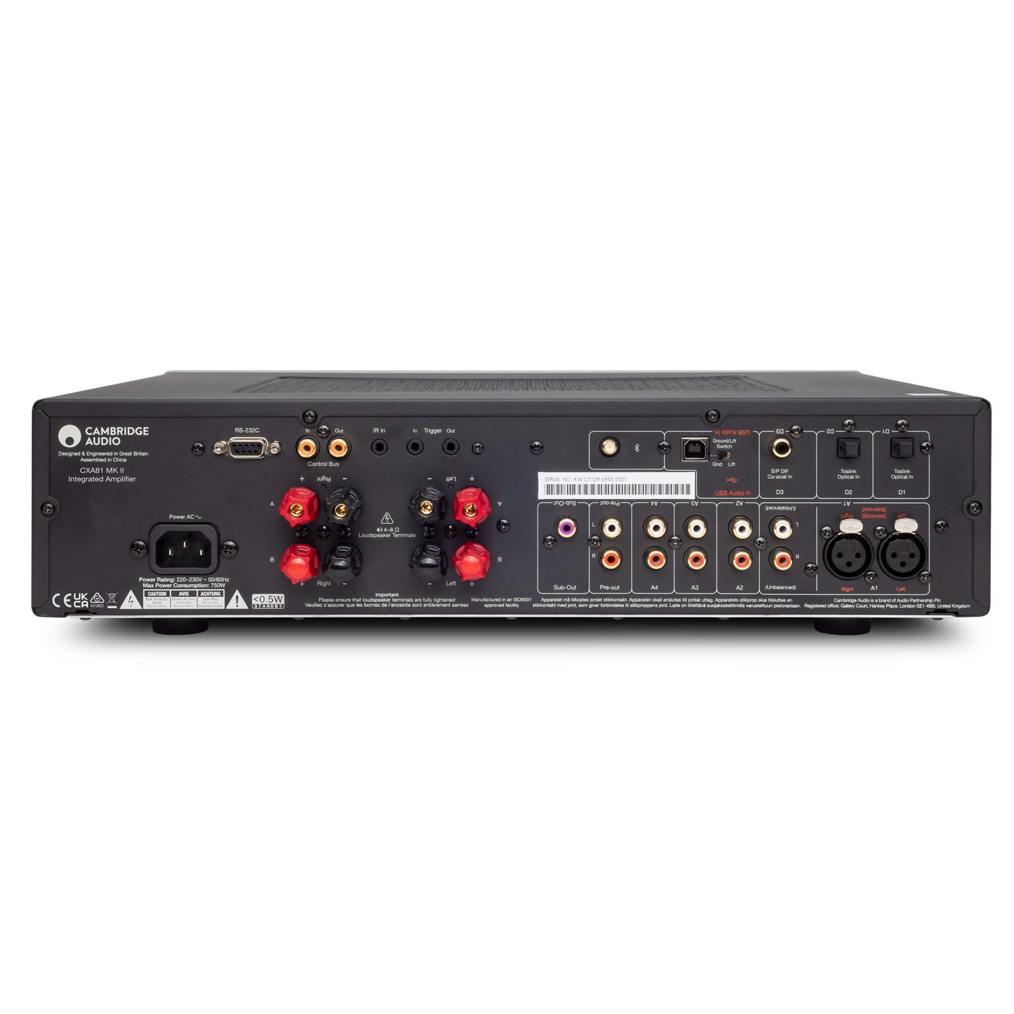 (Open Box) Cambridge Audio CXA81 MKII Integrated Amplifier