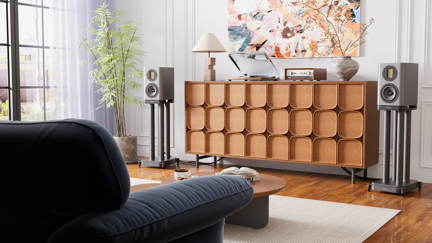 Wharfedale Evo 5.1 Bookshelf Speakers (with stands)