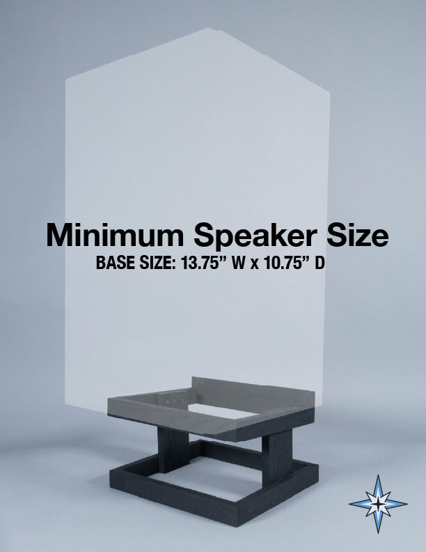 A Pair of Skylabs Classic Wood Speaker Stands