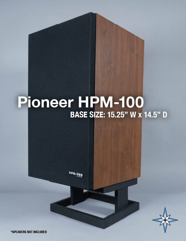 A Pair of Skylabs Classic Wood Speaker Stands