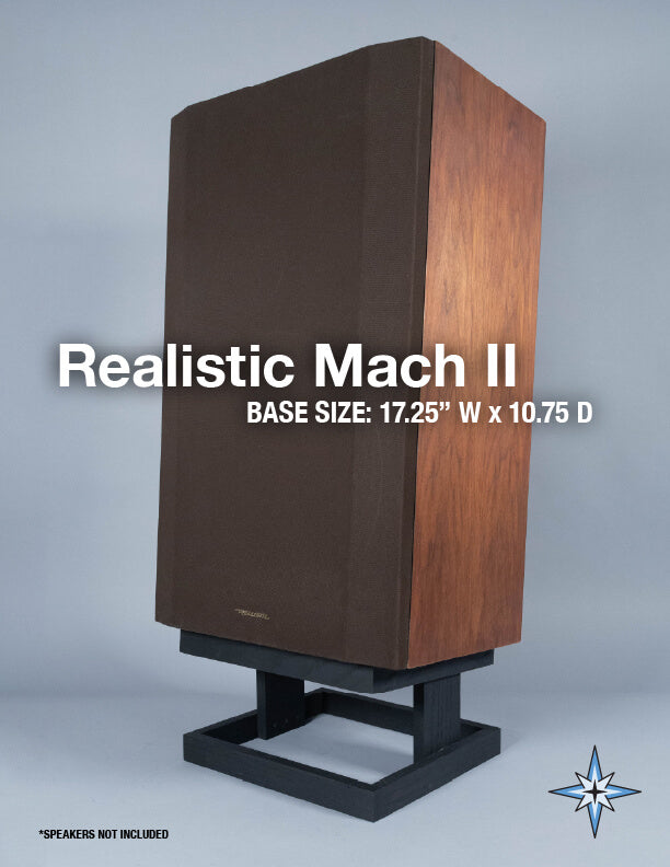 A Pair of Skylabs Classic Wood Speaker Stands