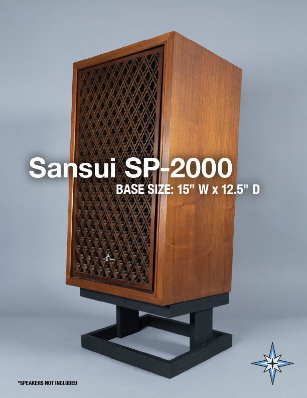 A Pair of Skylabs Classic Wood Speaker Stands