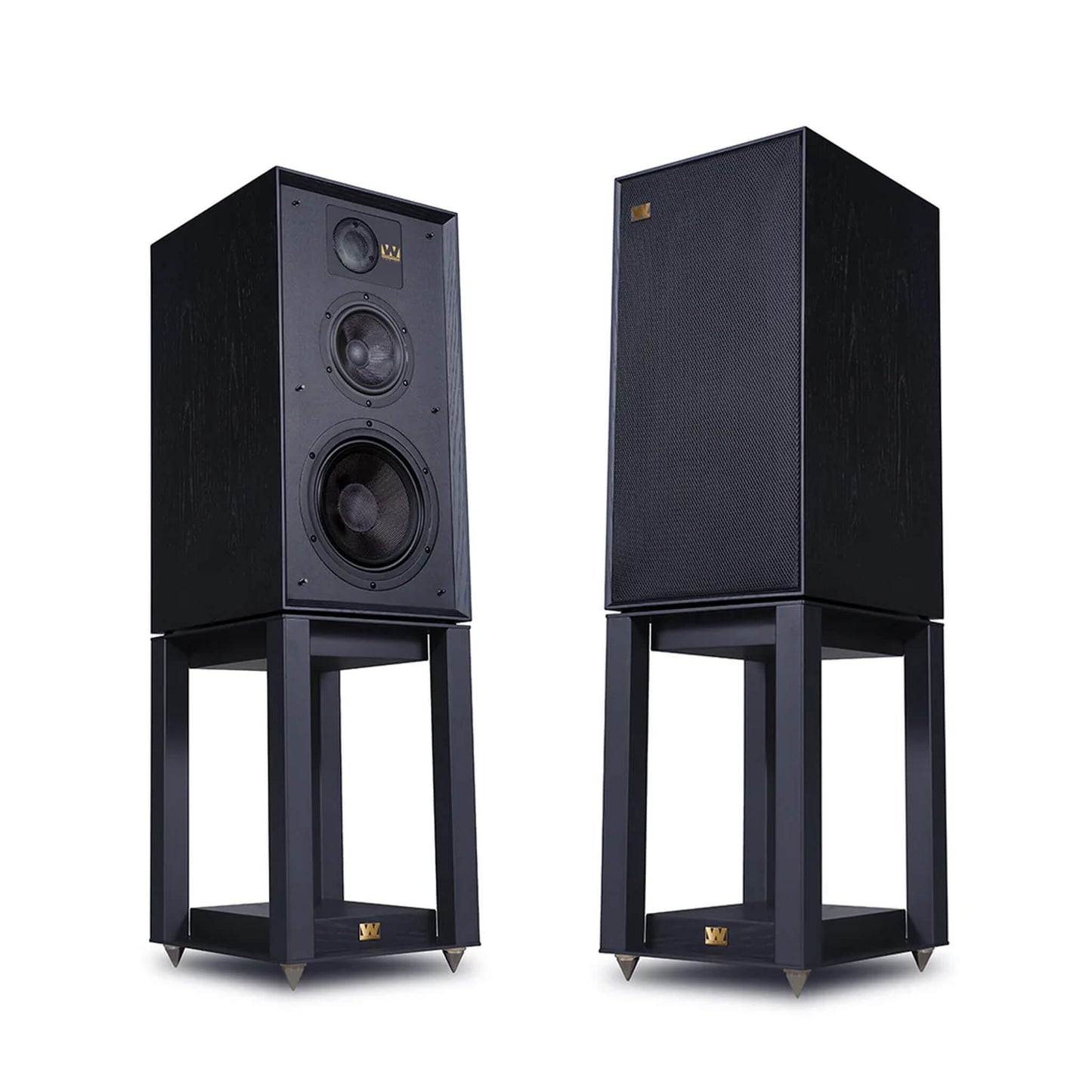 Wharfedale Linton 85th with Stands Open Box (Black)