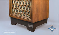 Skylabs' Deluxe Black Pine Speaker Risers (Pair)
