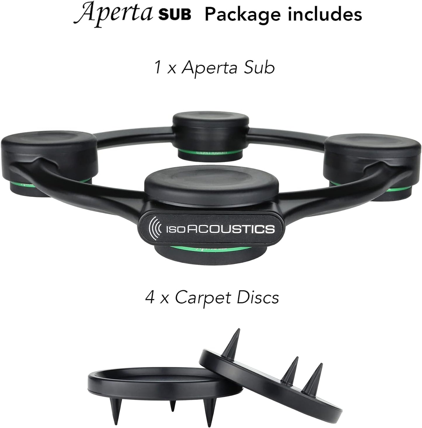 IsoAcoustics Subwoofer Isolation Stand: Aperta Sub