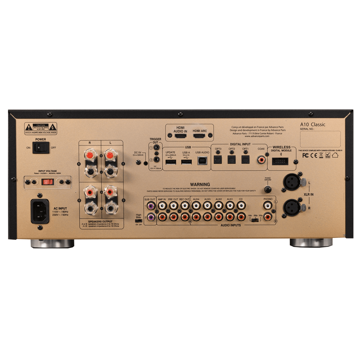 Advance Paris - A10 Classic Integrated Amplifier – Skylabs Advance Paris - A10 Classic Integrated Amplifier – Skylabs