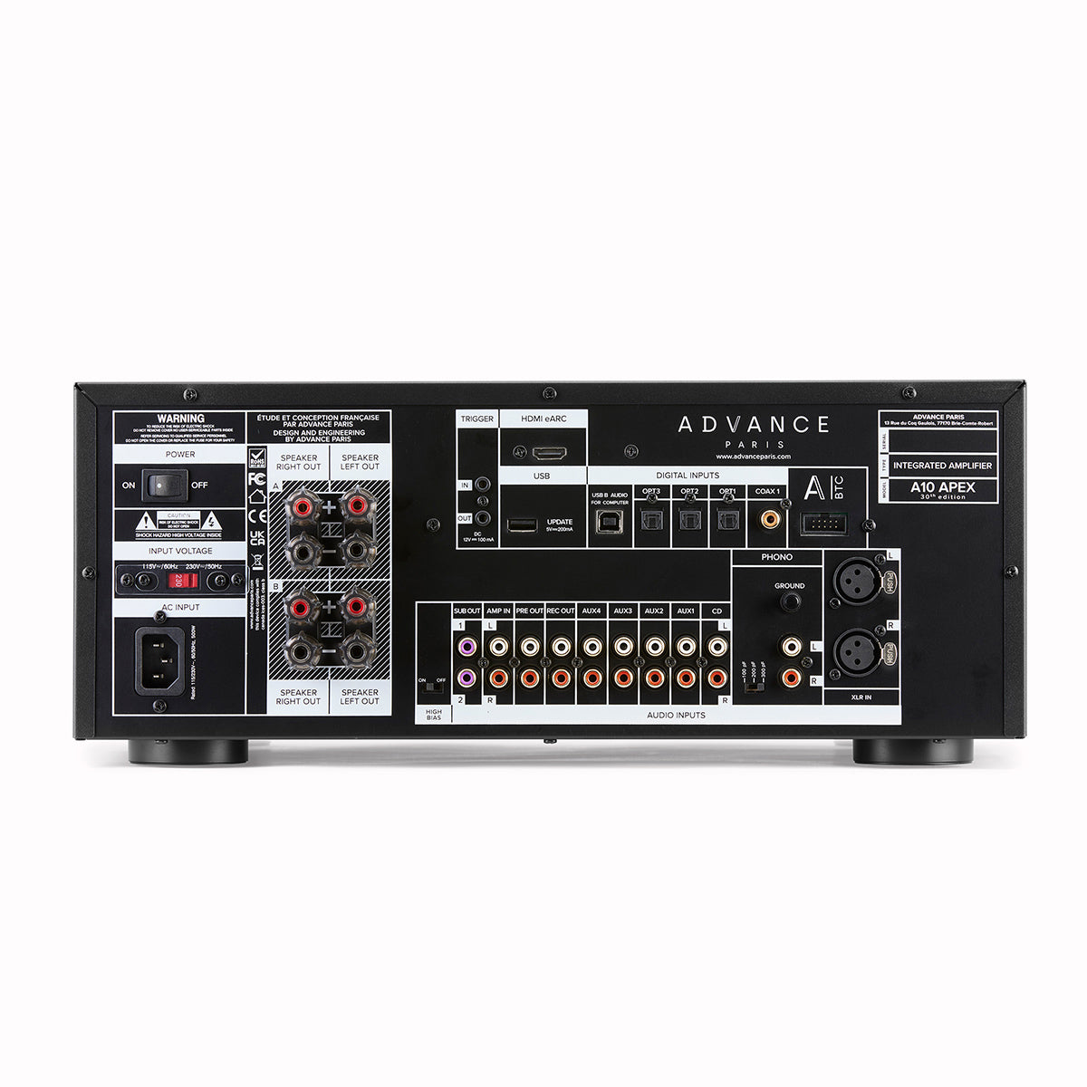 A10 APEX Hybrid Tube Amplifier 130W - Hi-Fi Integrated Amp with