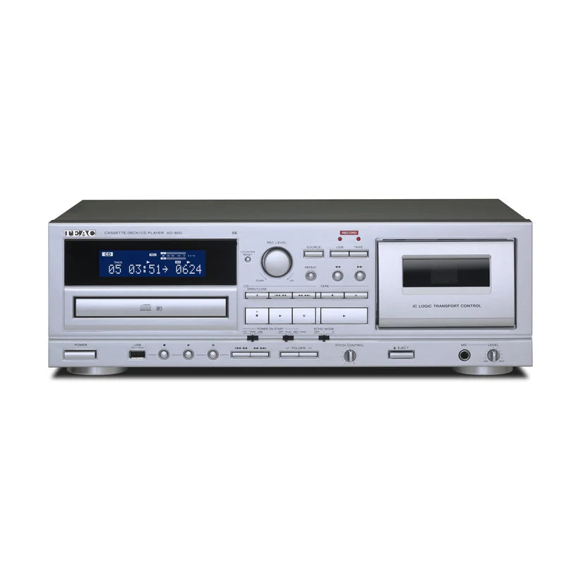 TEAC AD-850-SE Cassette Deck/CD Player with USB Recording