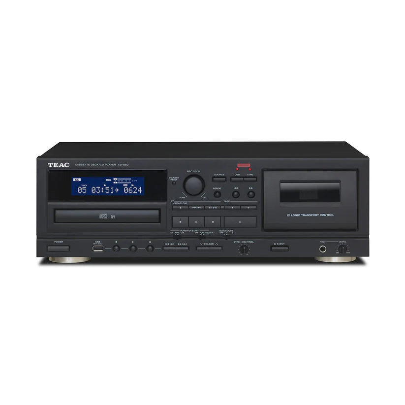 TEAC AD-850-SE Cassette Deck CD Player USB Recorder - Karaoke