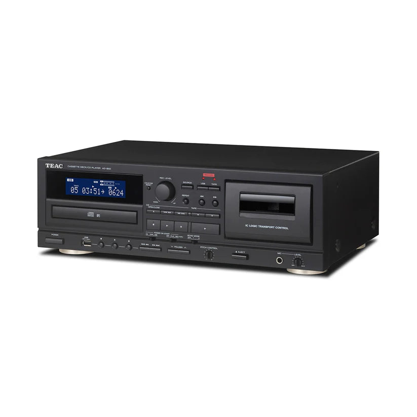 TEAC AD-850-SE Cassette Deck CD Player USB Recorder - Karaoke