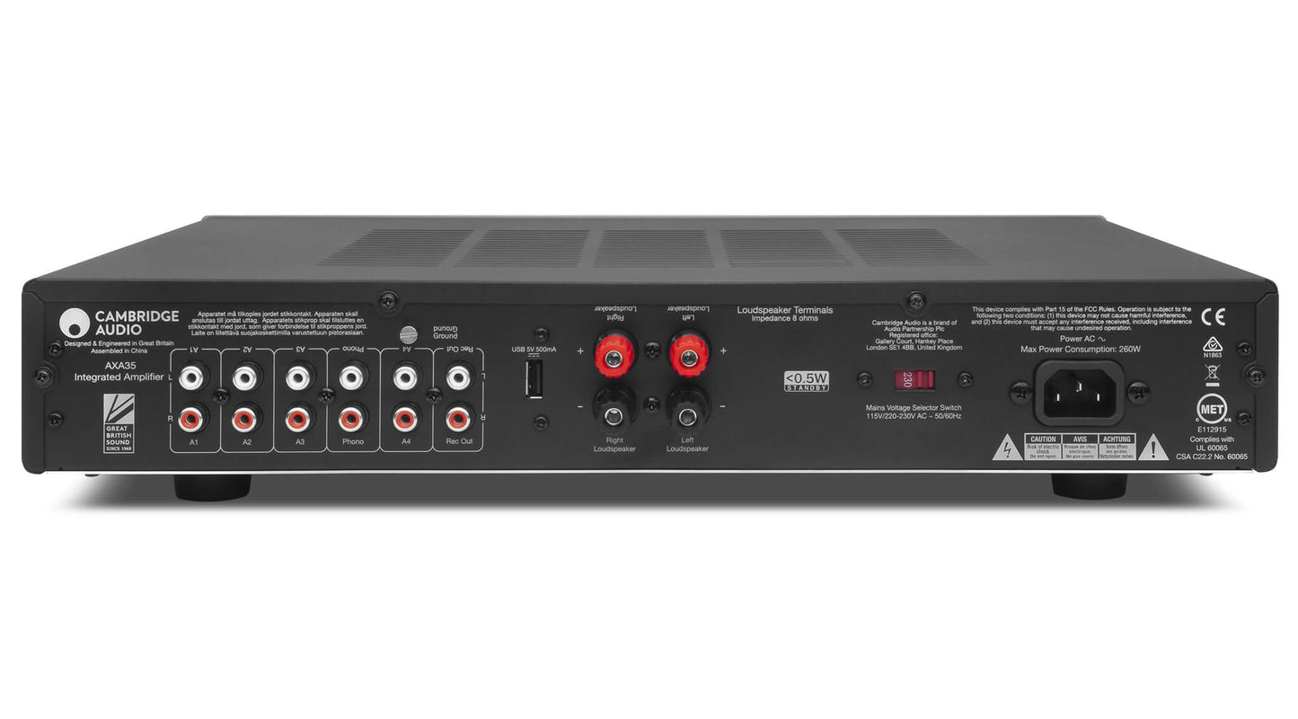 Cambridge Audio AXA35 Integrated Amplifier (Open Box Trade Up)
