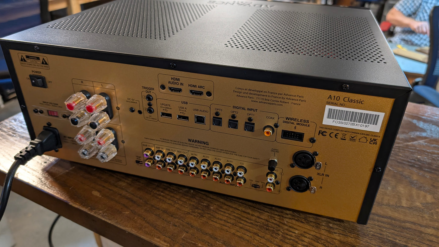Pre-owned Advance Paris A10 integrated amplifier