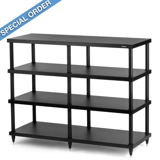 Solidsteel S4 Series Wide AV Rack – 4 Shelves