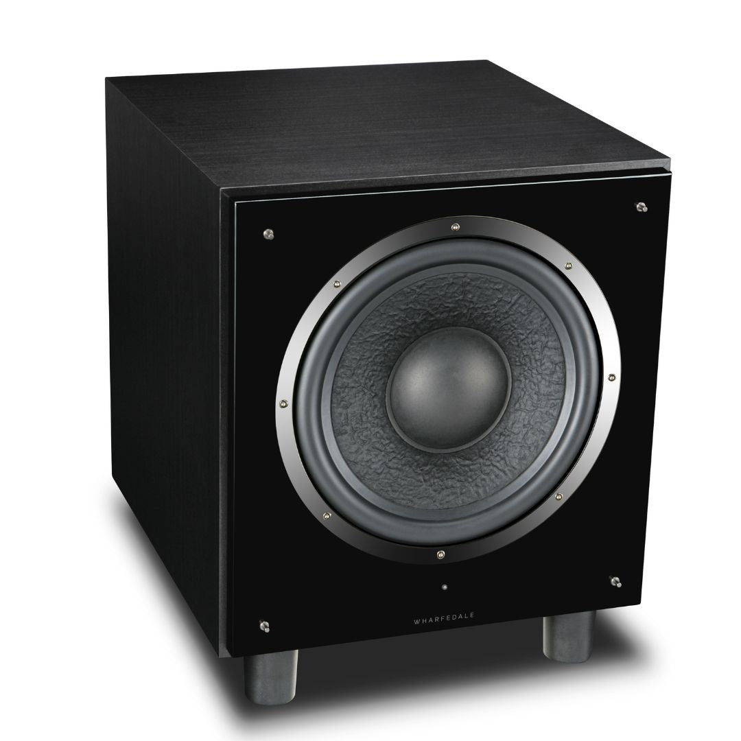 Wharfedale SW-12 Active Subwoofer - 12-Inch 300W Powered Subwoofer