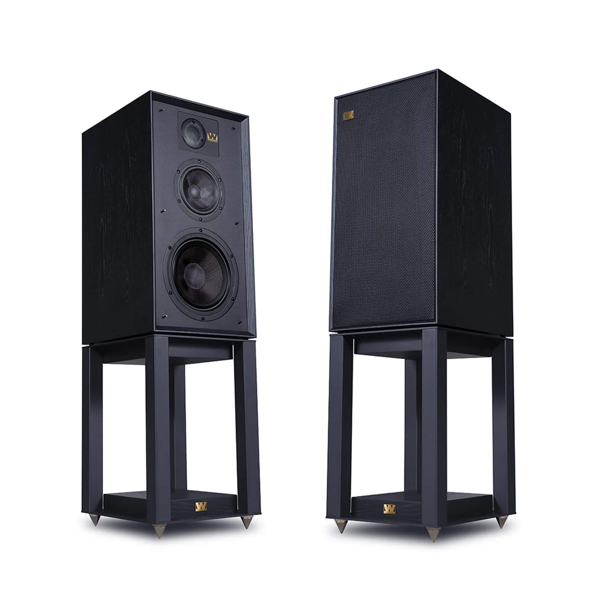 Wharfedale Linton 85th with Stands Open Box (Black)