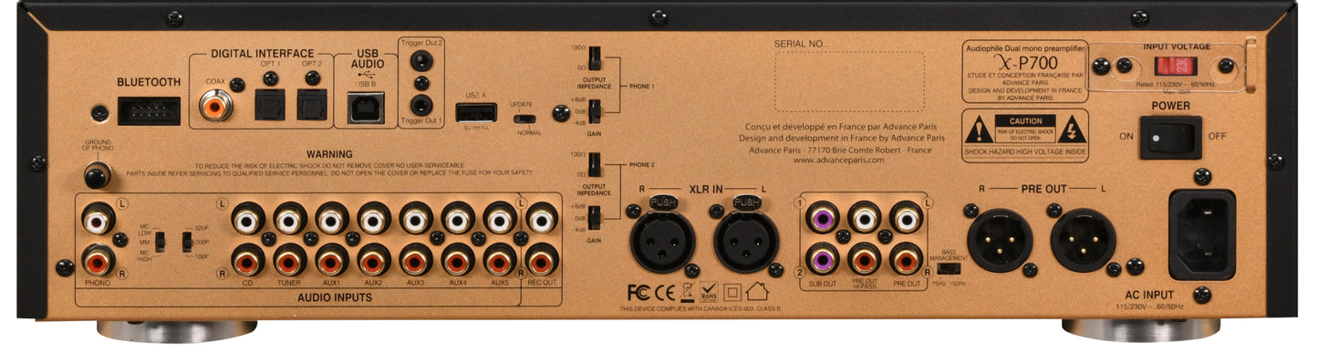 Advance Paris - X-P700 Pre-Amplifier