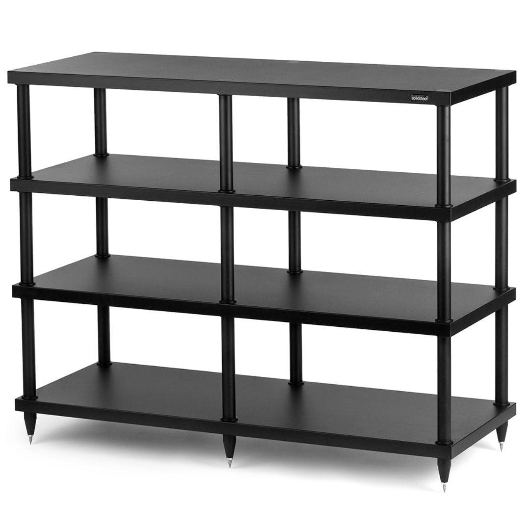 Solidsteel S4 Series Wide AV Rack – 4 Shelves