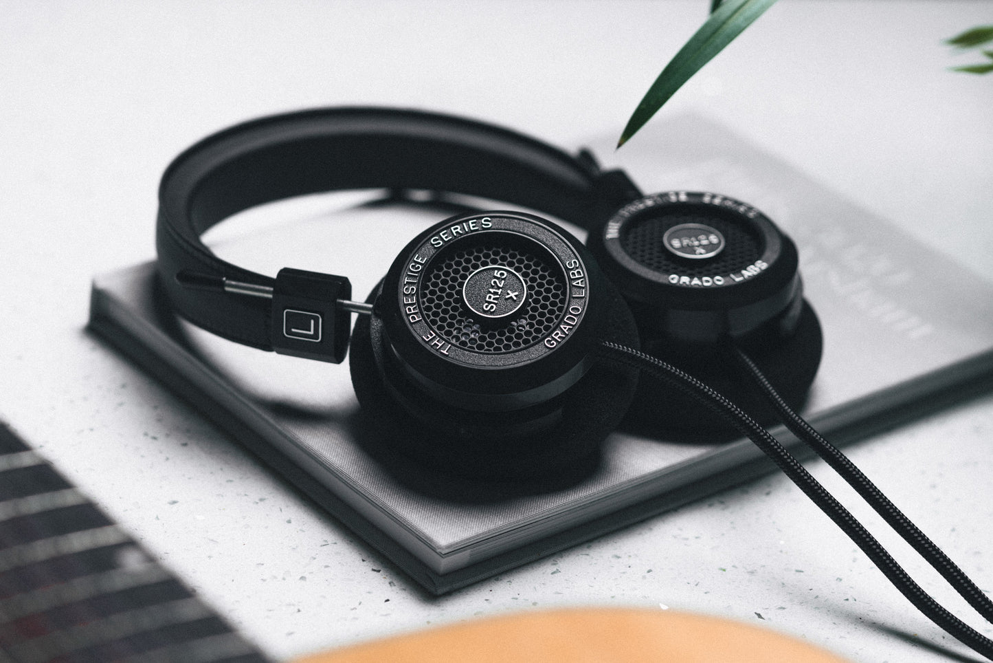 Grado Labs SR125x Headphones on Instrument