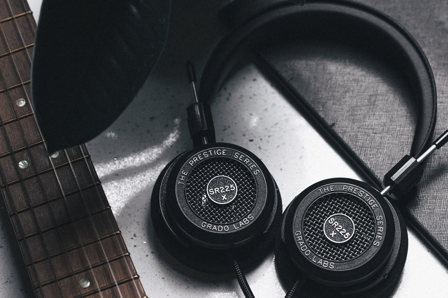 Grado Labs SR225x Headphones on Marble