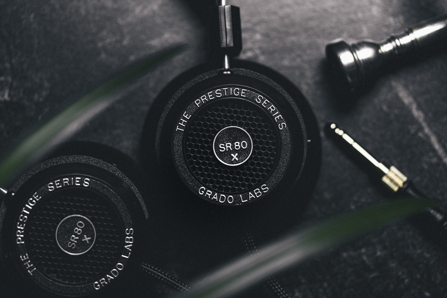 Grado Labs SR80x Headphones with Plants