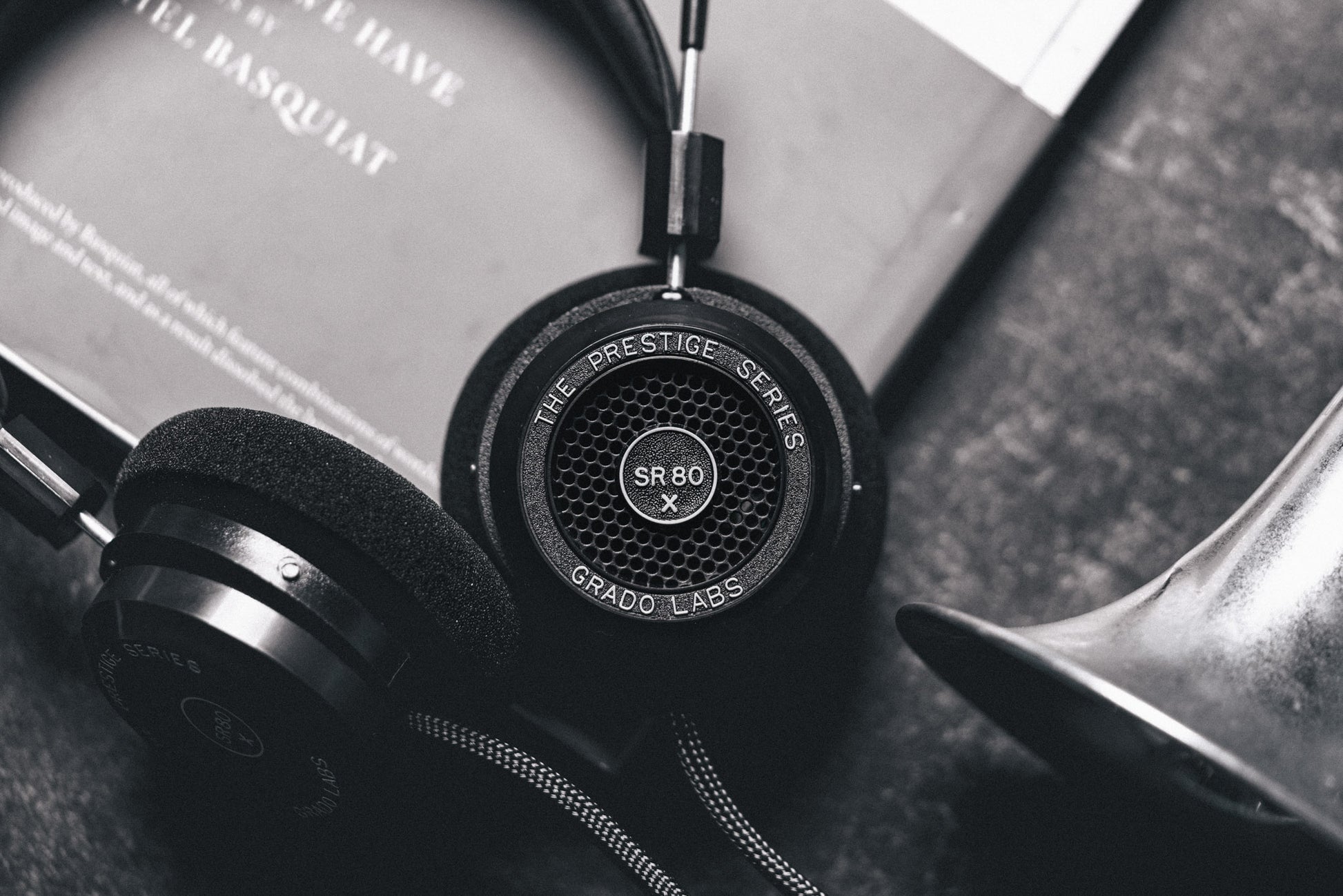 Grado Labs SR80x Headphones with Plants